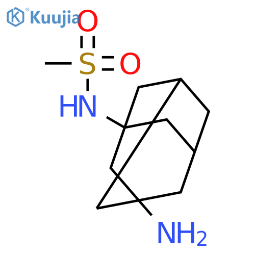 METHANESULFONAMIDE, N-(3-AMINOTRICYCLO[3.3.1.13,7]DEC-1-YL)- structure