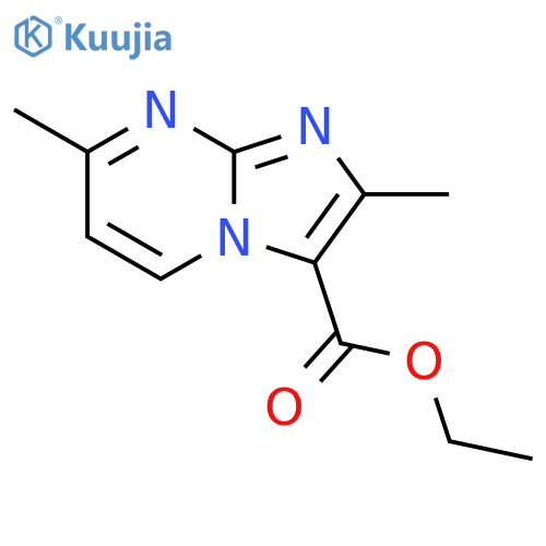 2,7-dimethyl-Imidazo[1,2-a]pyrimidine-3-carboxylic acid ethyl ester structure