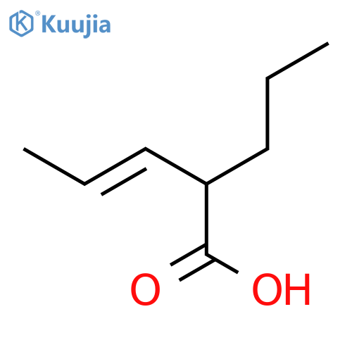 (Z)-2-Propylpent-3-enoic Acid structure
