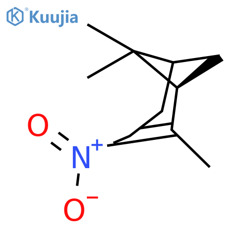 Bicyclo[3.1.1]hept-2-ene, 2,6,6-trimethyl-3-nitro-, (1R)- structure
