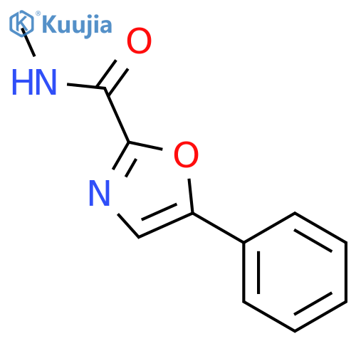 N-Methyl-5-phenyl-1,3-oxazole-2-carboxamide structure