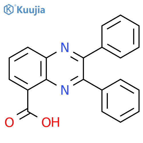 2,3-Diphenylquinoxaline-5-carboxylic acid structure