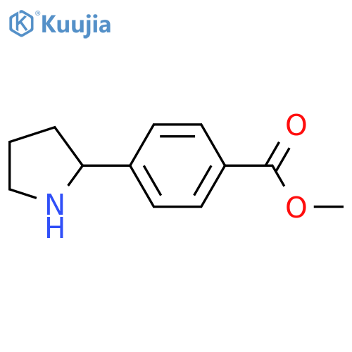 methyl 4-pyrrolidin-2-ylbenzoate structure