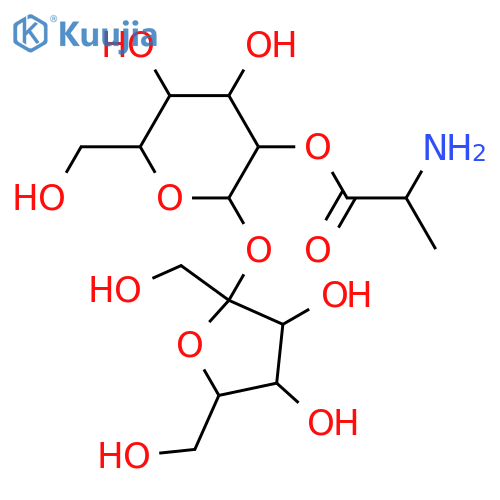 2-O-(α-Aminoacyl)sucroses; 2-O-(2-Aminopropanoyl)sucrose structure