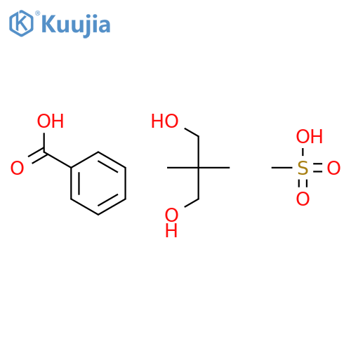 1,3-PROPANEDIOL, 2,2-DIMETHYL-, BENZOATE METHANESULFONATE structure