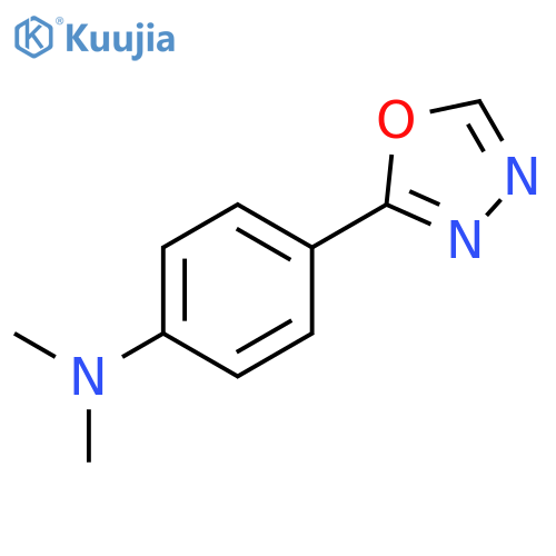 Benzenamine, N,N-dimethyl-4-(1,3,4-oxadiazol-2-yl)- structure