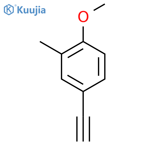Benzene, 4-ethynyl-1-methoxy-2-methyl- structure