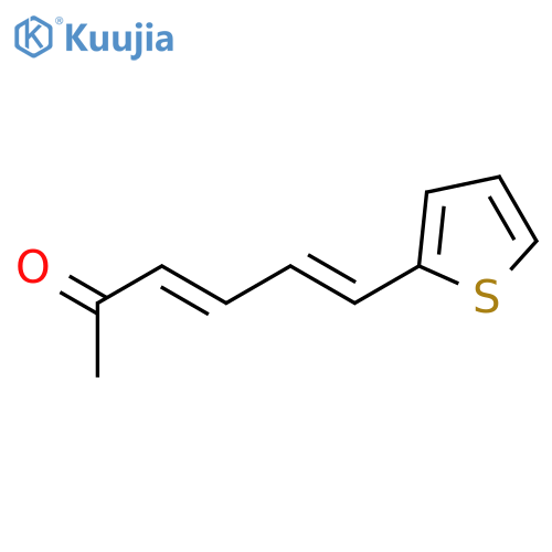 3,5-Hexadien-2-one, 6-(2-thienyl)- structure
