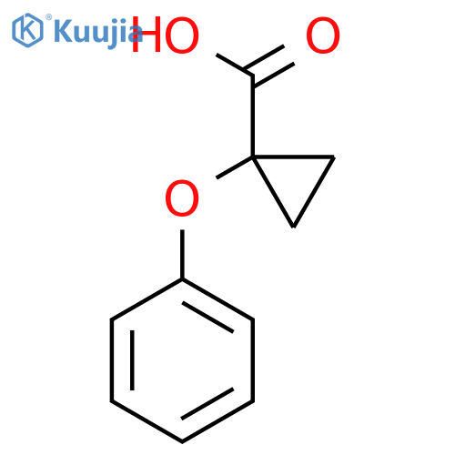 1-Phenoxycyclopropane-1-carboxylic acid structure