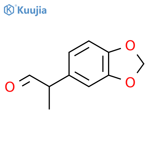 2-(1,3-dioxaindan-5-yl)propanal structure