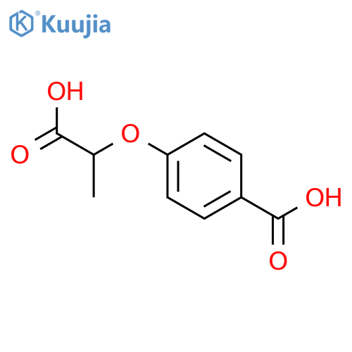 BENZOIC ACID, 4-(1-CARBOXYETHOXY)- structure
