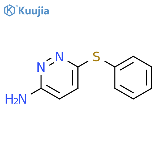 3-Amino-6-(phenylthio)pyridazine structure