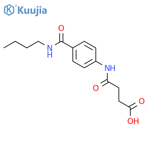 4-{4-(Butylamino)carbonylanilino}-4-oxobutanoic Acid structure