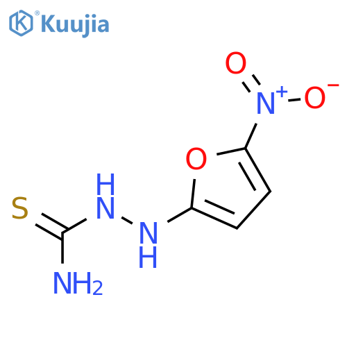 2-(5-Nitrofuran-2-yl)hydrazine-1-carbothioamide structure