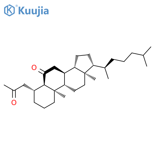 Cholestan-6-one, 4-(2-oxopropyl)-, (4b,5b)- structure
