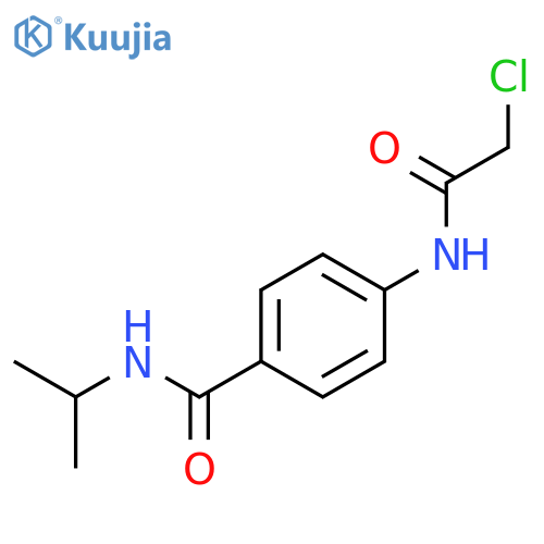 4-(Chloroacetyl)amino-N-isopropylbenzamide structure