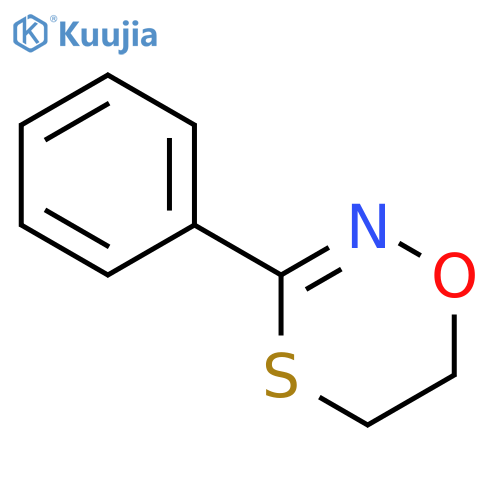 1,4,2-Oxathiazine, 5,6-dihydro-3-phenyl- structure