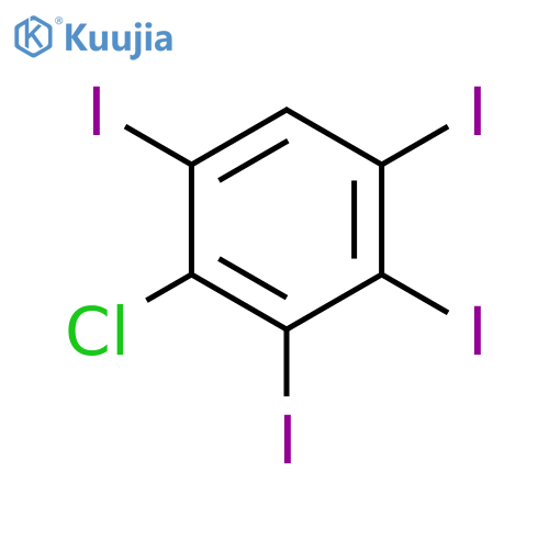 BENZENE, 2-CHLORO-1,3,4,5-TETRAIODO- structure