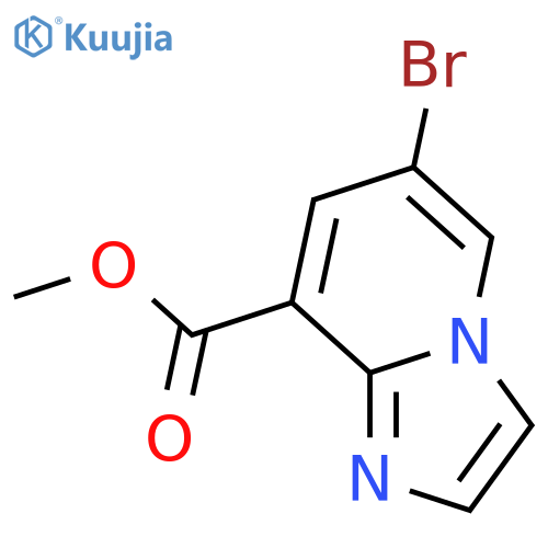 Methyl 6-bromoimidazo[1,2-a]pyridine-8-carboxylate structure
