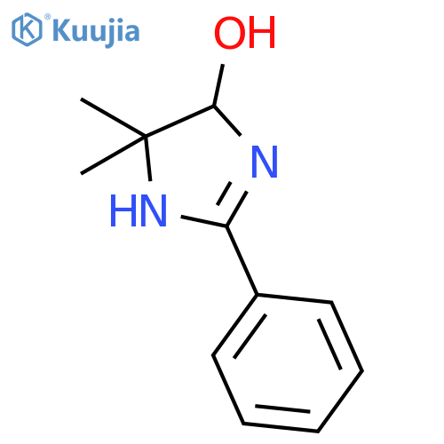 1H-Imidazol-4-ol, 4,5-dihydro-5,5-dimethyl-2-phenyl- structure