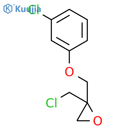 Oxirane, 2-(chloromethyl)-2-[(3-chlorophenoxy)methyl]- structure