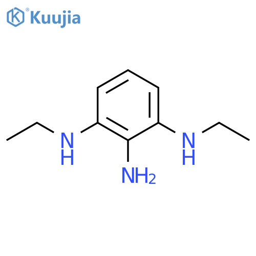 1,2,3-Benzenetriamine, N1,N3-diethyl- structure