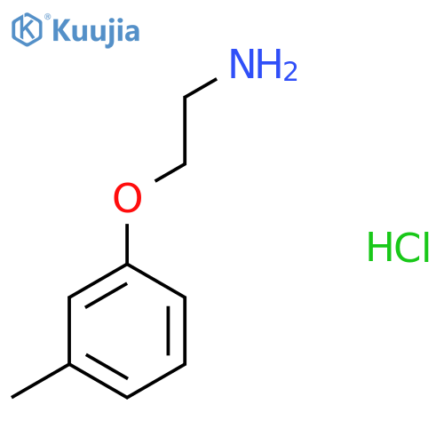 2-(3-methylphenoxy)ethan-1-amine hydrochloride structure