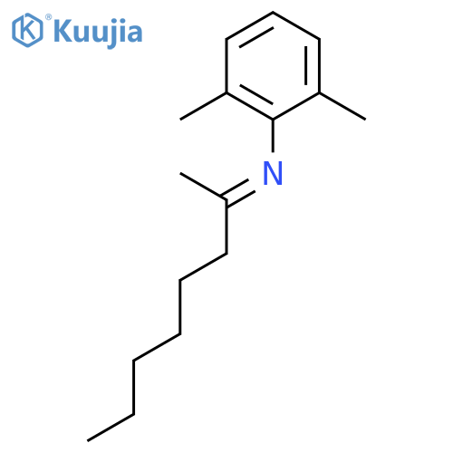 BENZENAMINE, 2,6-DIMETHYL-N-(1-METHYLHEPTYLIDENE)- structure
