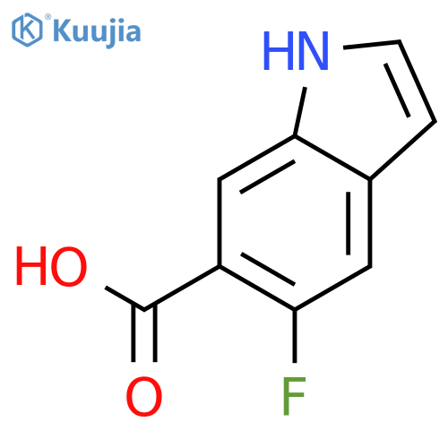 5-Fluoro-1H-indole-6-carboxylic acid structure