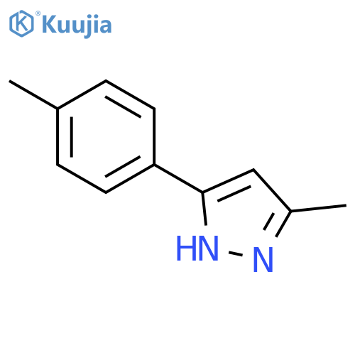 3-methyl-5-p-tolyl-1H-pyrazole structure