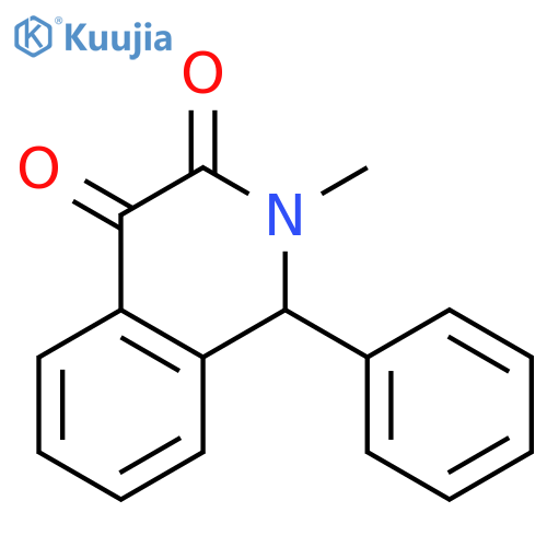 3,4-Isoquinolinedione, 1,2-dihydro-2-methyl-1-phenyl- structure