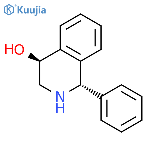 trans-1,2,3,4-Tetrahydro-1-phenyl-4-isoquinolinol structure