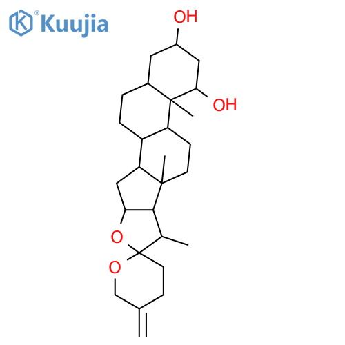 (1beta,3beta,5alpha)-spirost-25(27)-en-1,3-diol structure