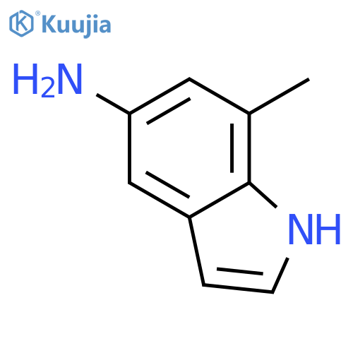 7-methyl-1H-indol-5-amine structure