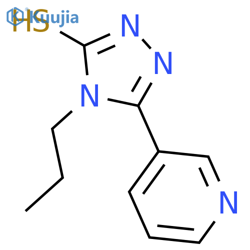 4-propyl-5-pyridin-3-yl-4H-1,2,4-triazole-3-thiol structure