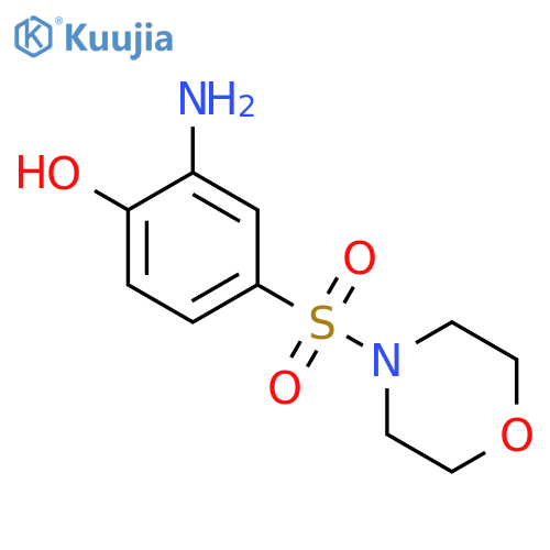 2-amino-4-(morpholine-4-sulfonyl)phenol structure