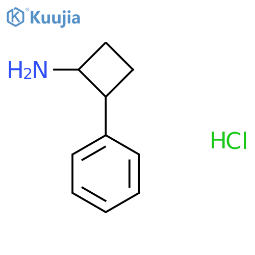2-phenylcyclobutan-1-amine hydrochloride structure