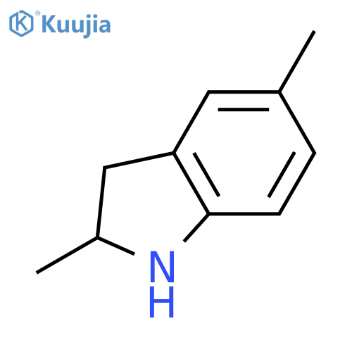 2,5-Dimethyl-2,3-dihydro-1H-indole structure
