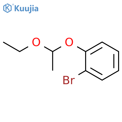 Benzene, 1-bromo-2-(1-ethoxyethoxy)- structure