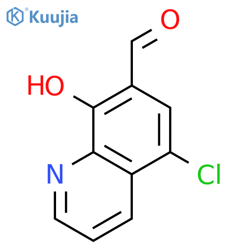 5-Chloro-8-hydroxyquinoline-7-carbaldehyde structure