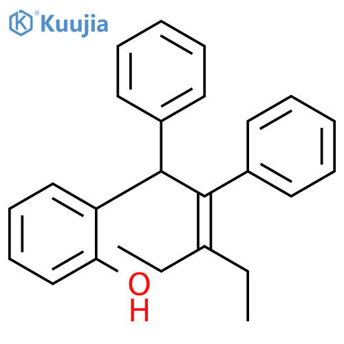 Phenol, 2-(3-ethyl-1,2-diphenyl-2-pentenyl)- structure