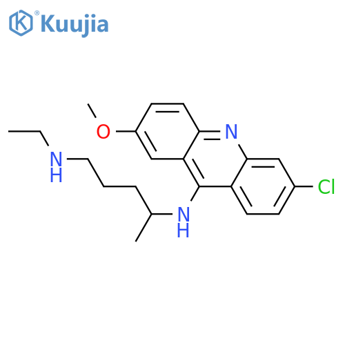 MONODESETHYL QUINACRINE, DIHYDROCHLORIDE structure