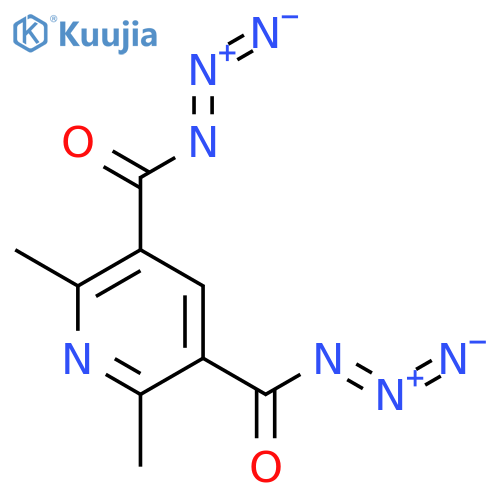 2,6-Dimethylpyridine-3,5-dicarbonyl diazide structure