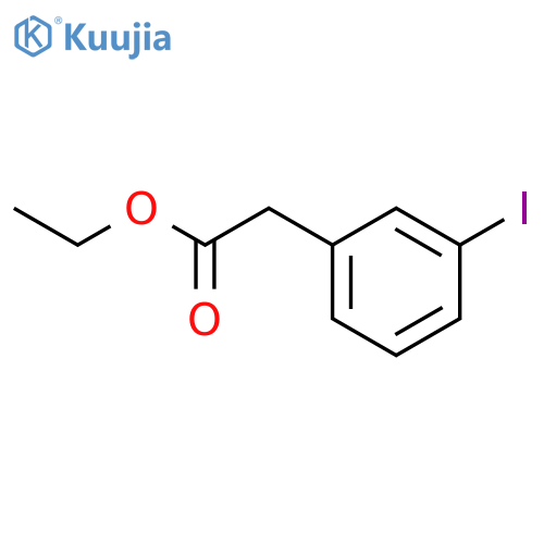 ethyl 2-(3-iodophenyl)acetate structure