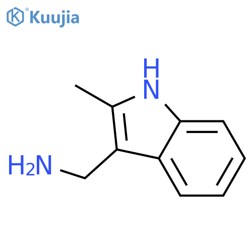 (2-methyl-1H-indol-3-yl)methanamine structure