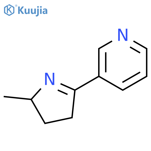 Pyridine, 3-(3,4-dihydro-2-methyl-2H-pyrrol-5-yl)- structure
