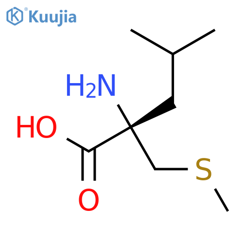 L-LEUCINE, 2-[(METHYLTHIO)METHYL]- structure