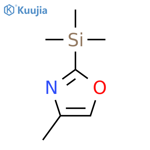 4-Methyl-2-(trimethylsilyl)oxazole structure