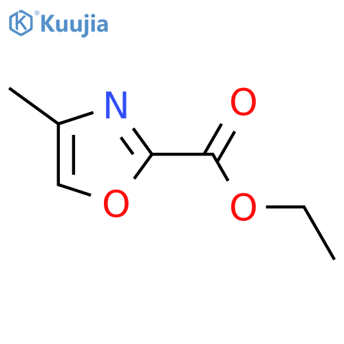 ethyl 4-methyl-1,3-oxazole-2-carboxylate structure