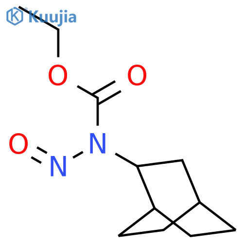CARBAMIC ACID, BICYCLO[2.2.2]OCT-2-YLNITROSO-, ETHYL ESTER structure